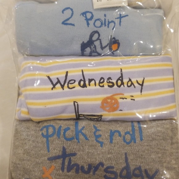 BNIP Days of the Week Onsies - Picture 2 of 4